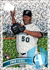 2011 Topps DIAMOND ANNIVERSARY #196 Jose Ceda RC